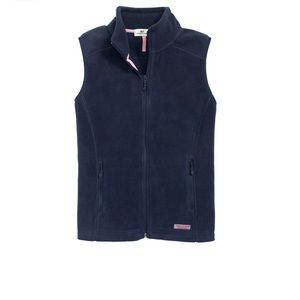 vineyard vines fleece vest